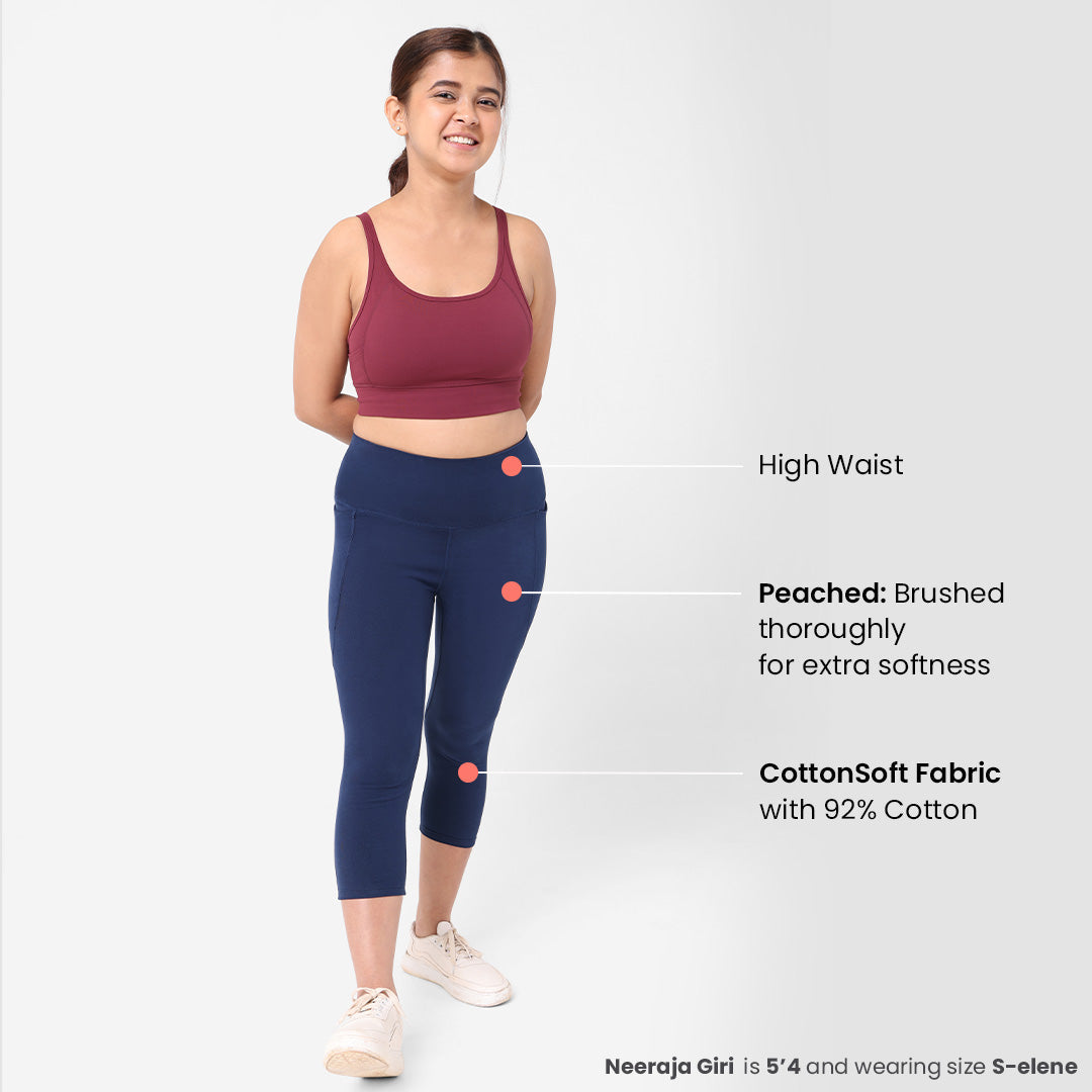 Groove-In Cotton Capris
