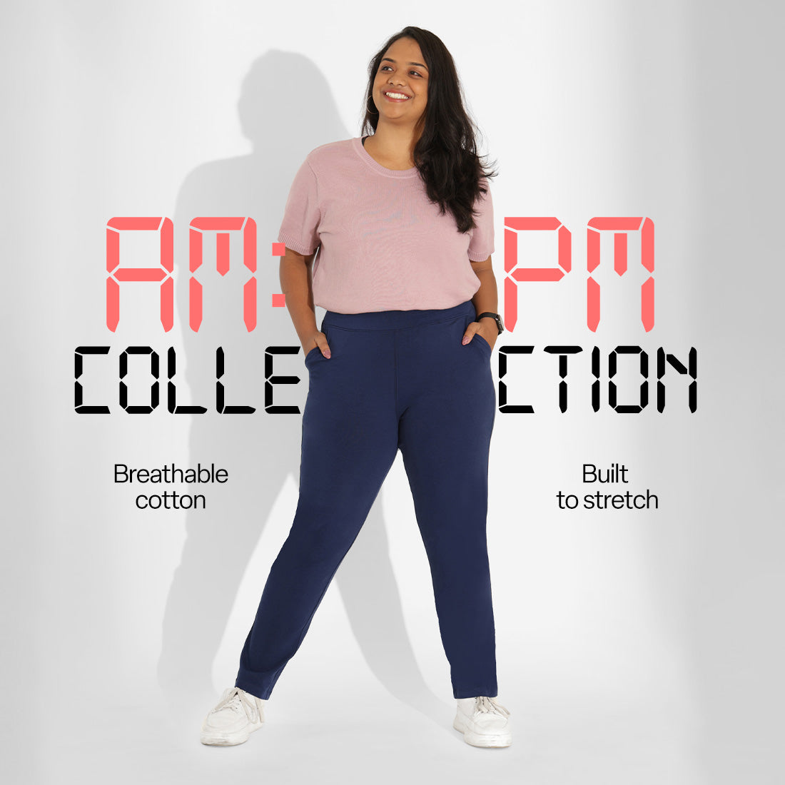 AM:PM Cotton Pencil Pants