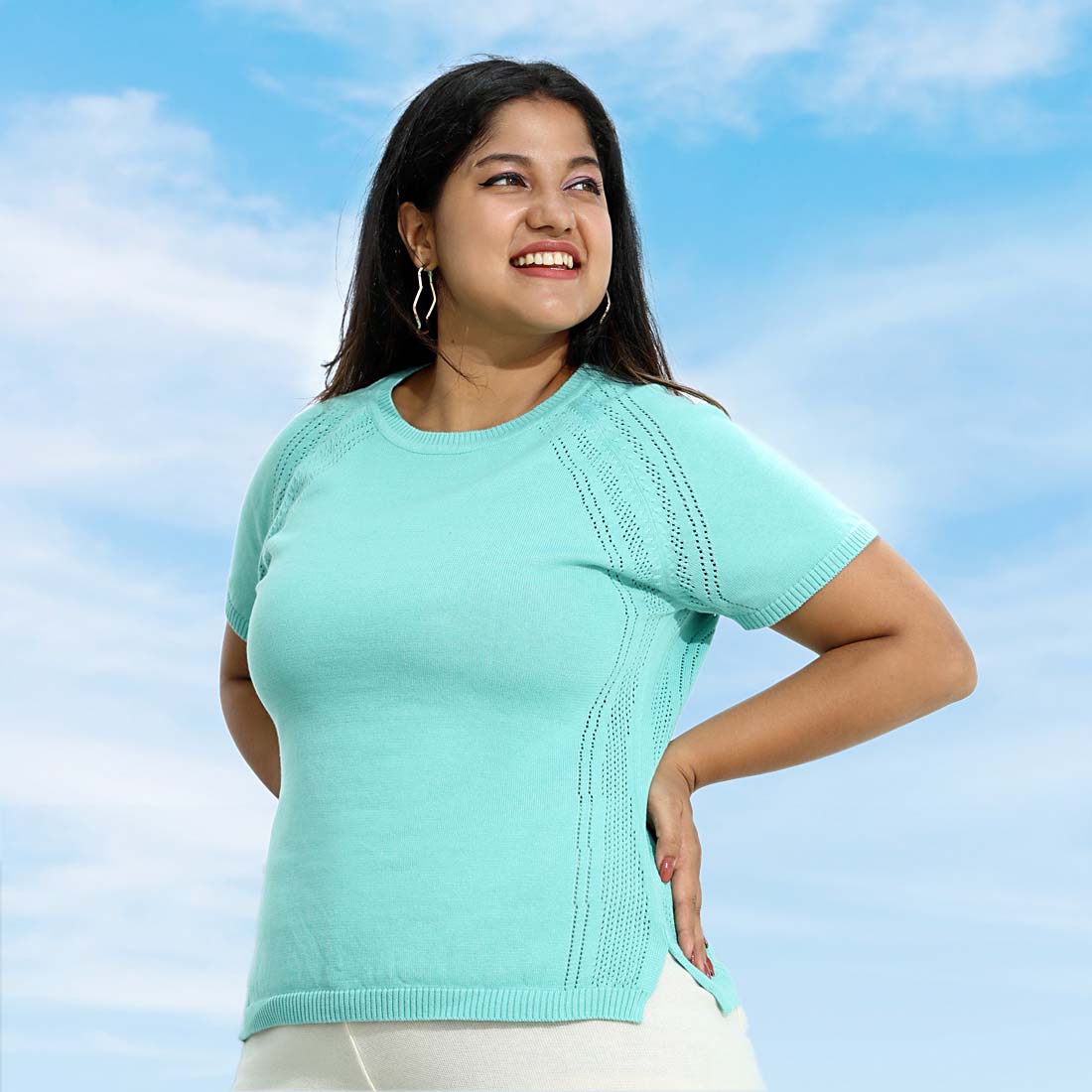 At-Ease Cotton Knit Top 2.0