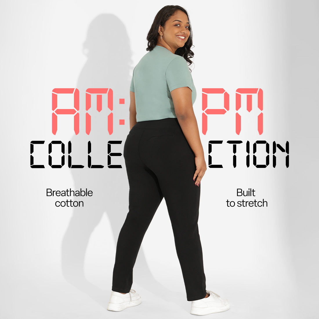 AM:PM Cotton Pencil Pants