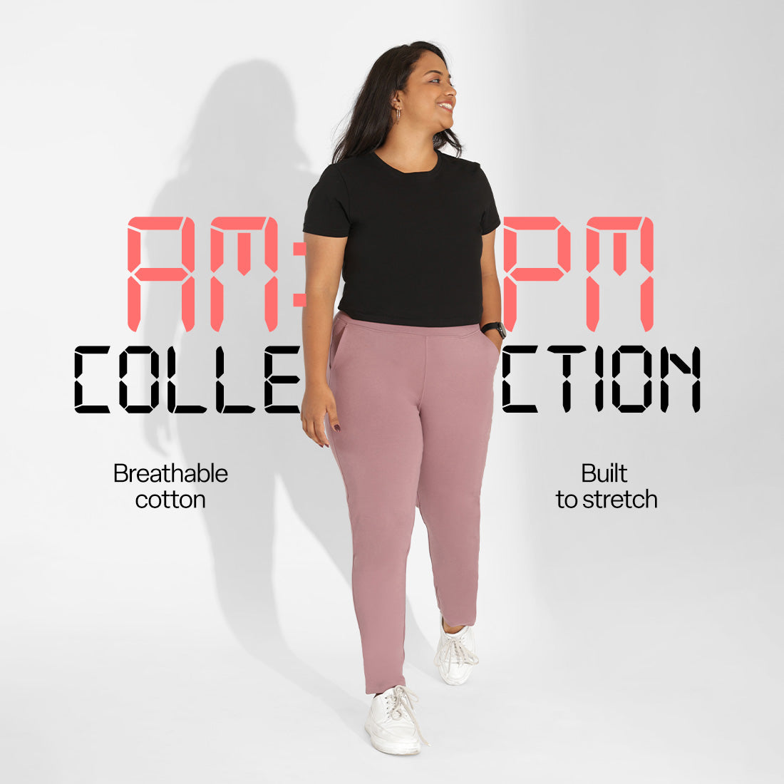 AM:PM Cotton Pencil Pants