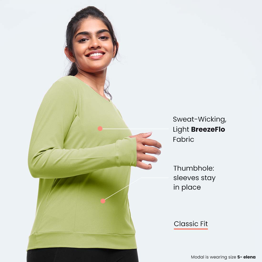The Breezy Thumbhole Top