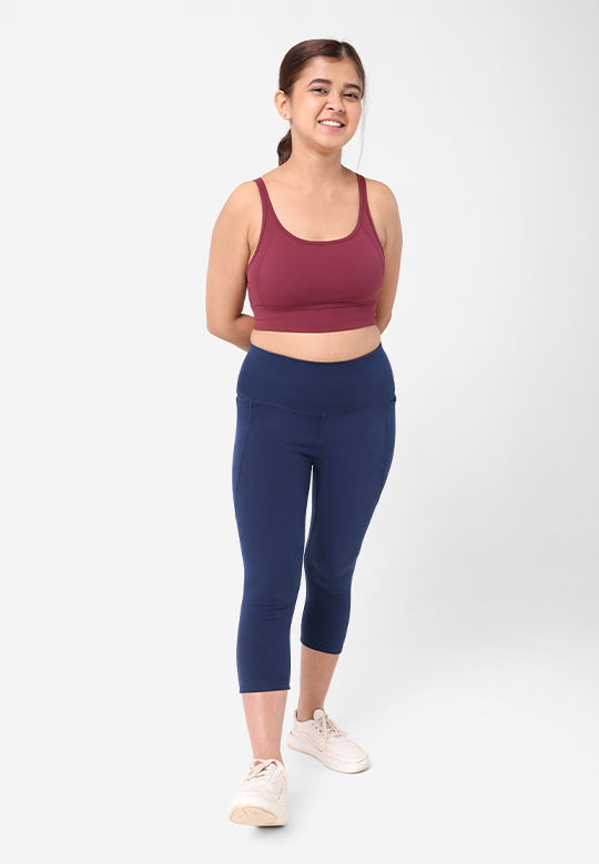 Groove-In Cotton Capris