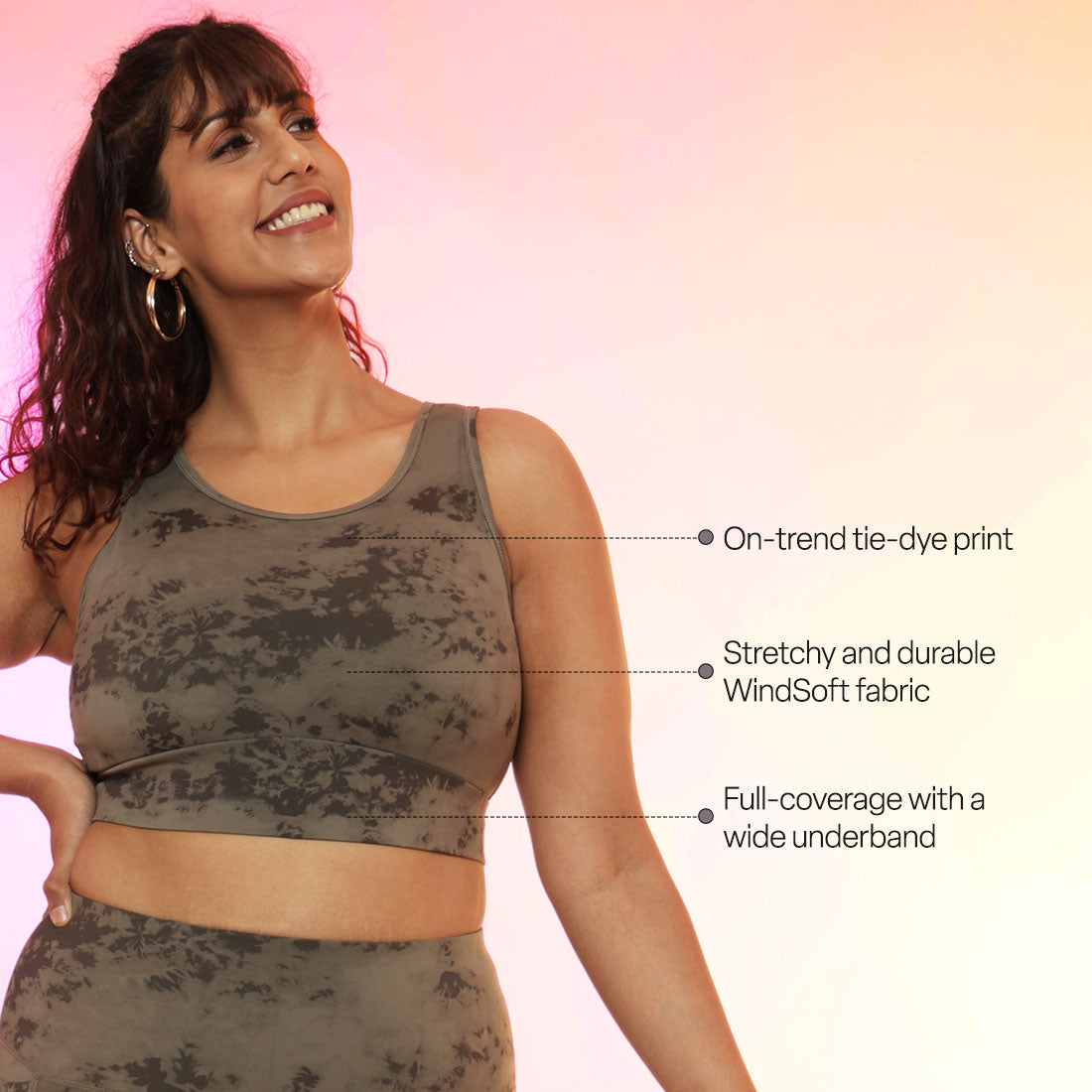 Active Tie-Dye Sports Bra