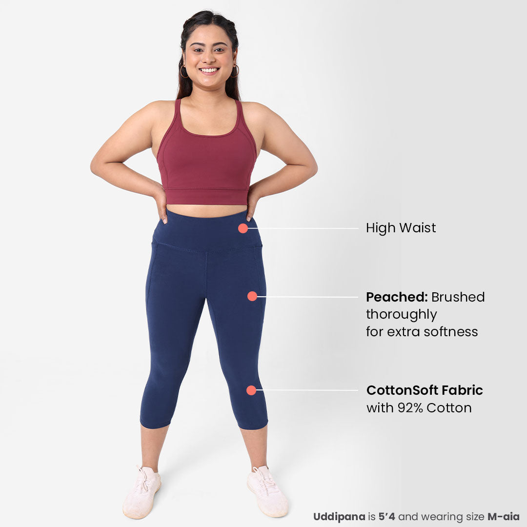 Groove-In Cotton Capris