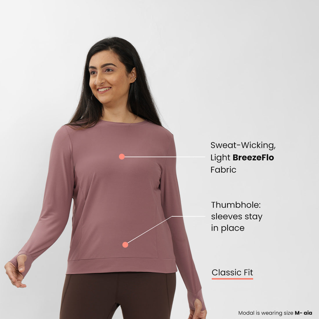 The Breezy Thumbhole Top