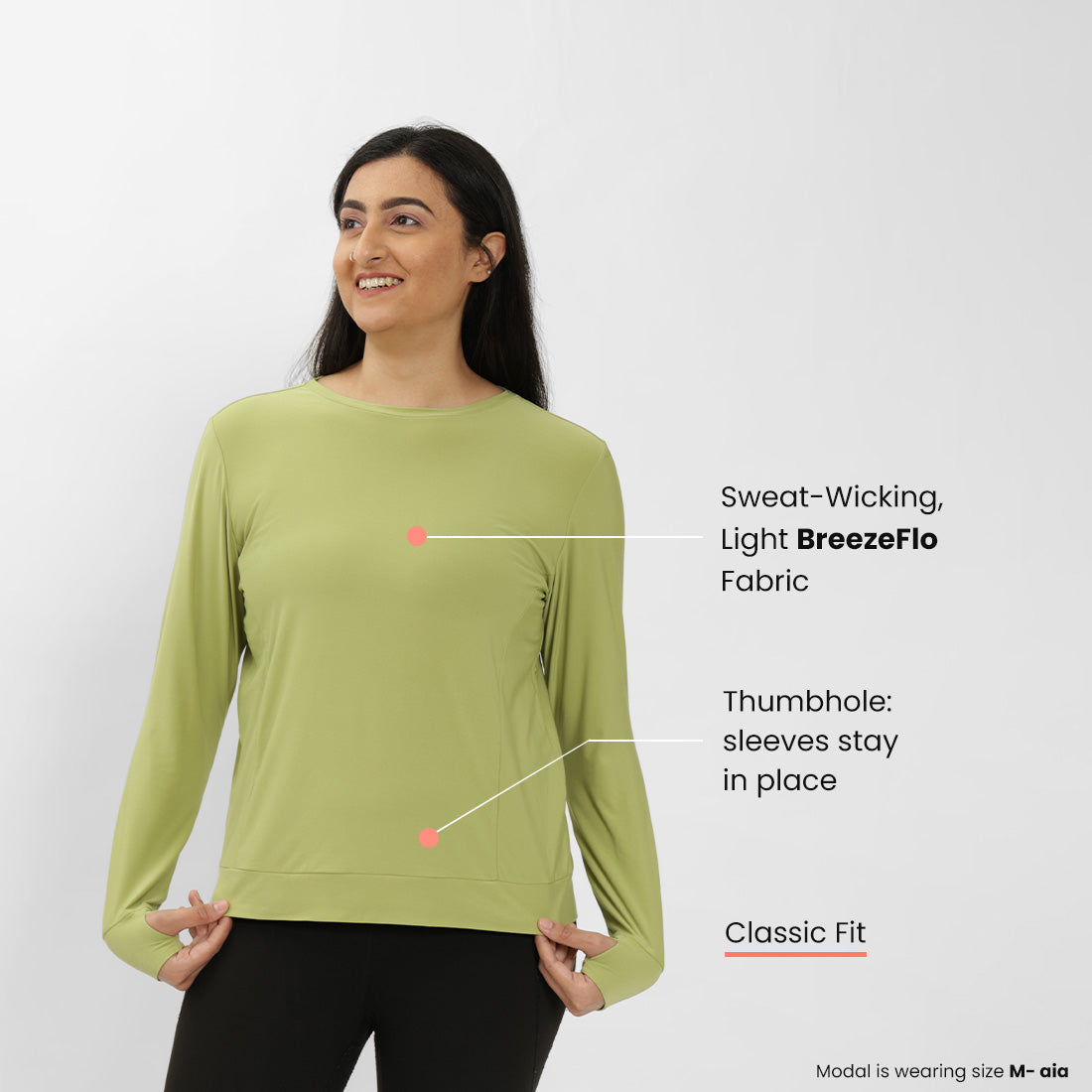 The Breezy Thumbhole Top