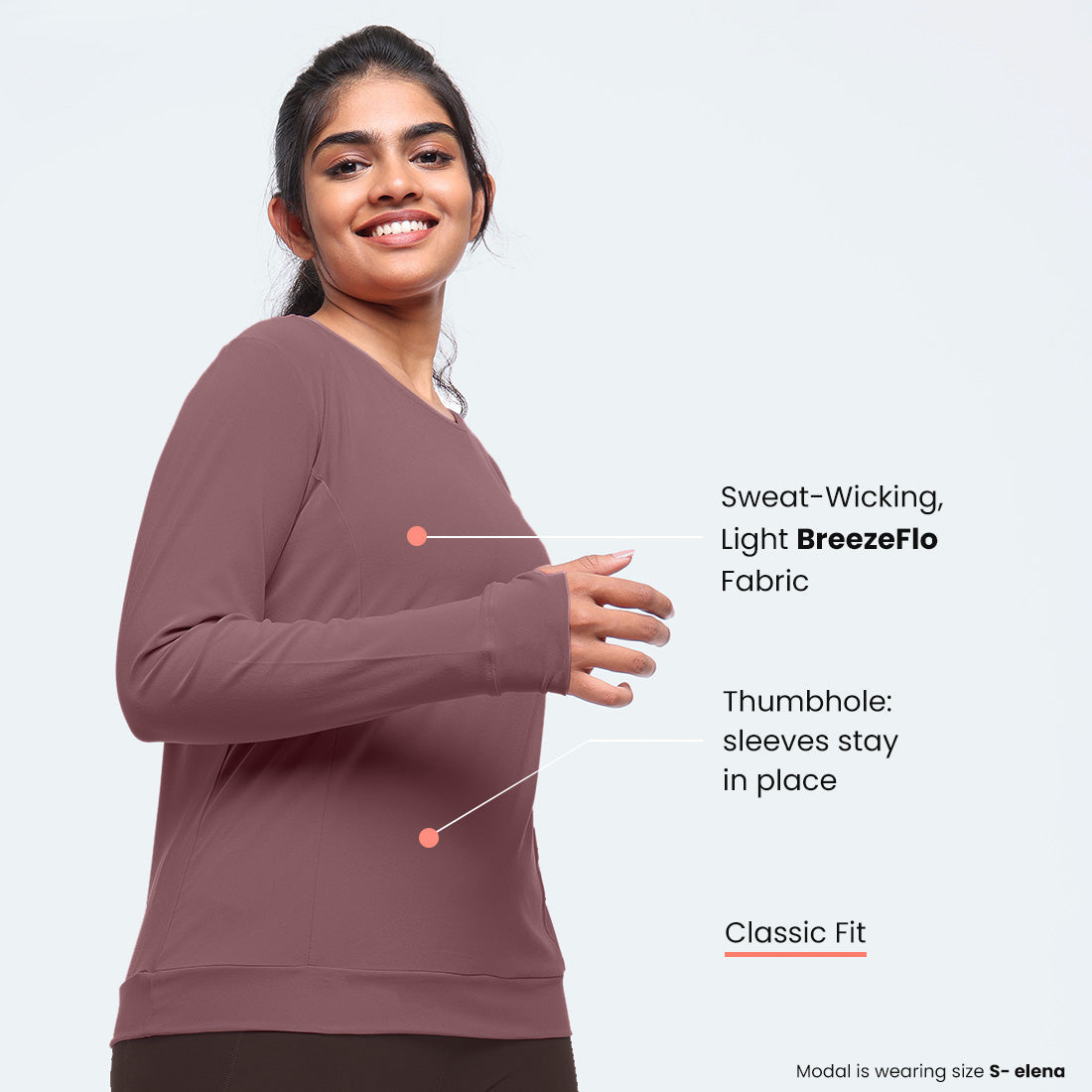 The Breezy Thumbhole Top