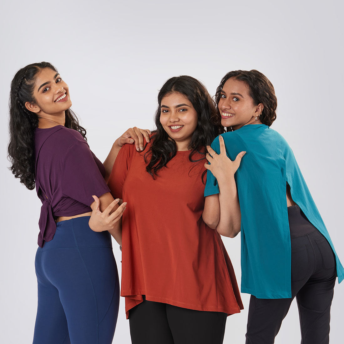 Drop Shoulder Two-Way Tops for Women