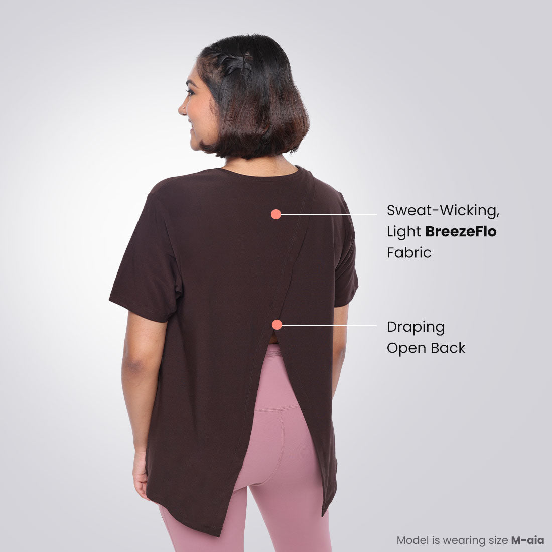 Barkha Brown, XS-elene, S-elene, M-aia, L-una, XL-una, XXL-una, XXXL-una