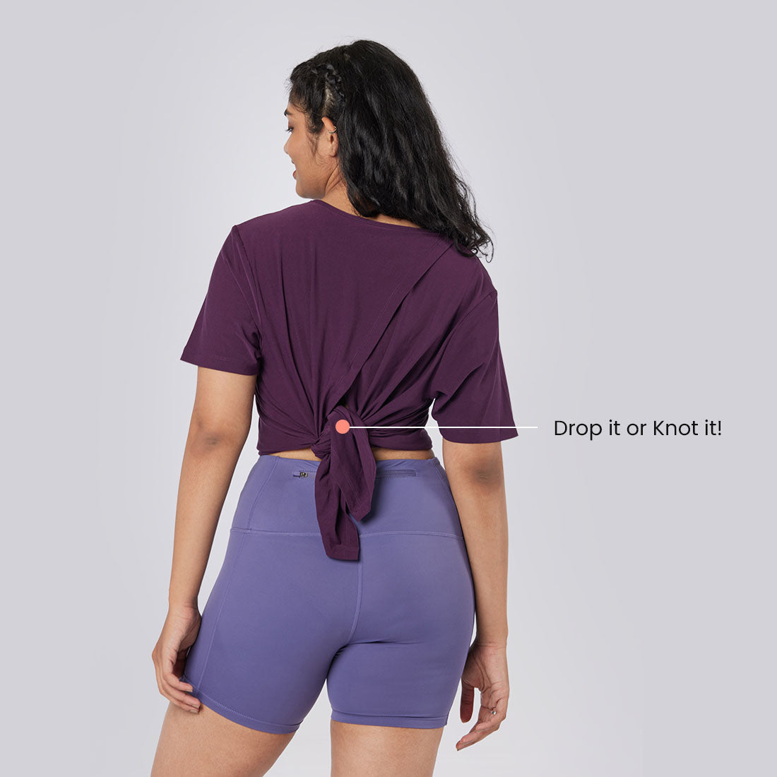Drop Shoulder Two-Way Tops for Women