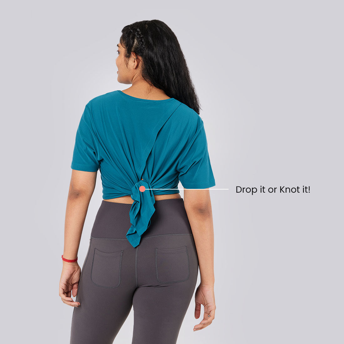 Drop Shoulder Two-Way Tops for Women