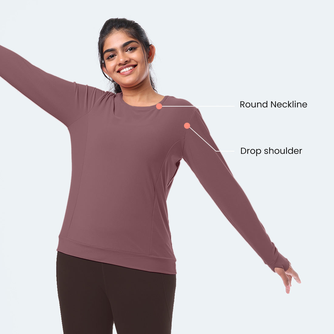 The Breezy Thumbhole Top
