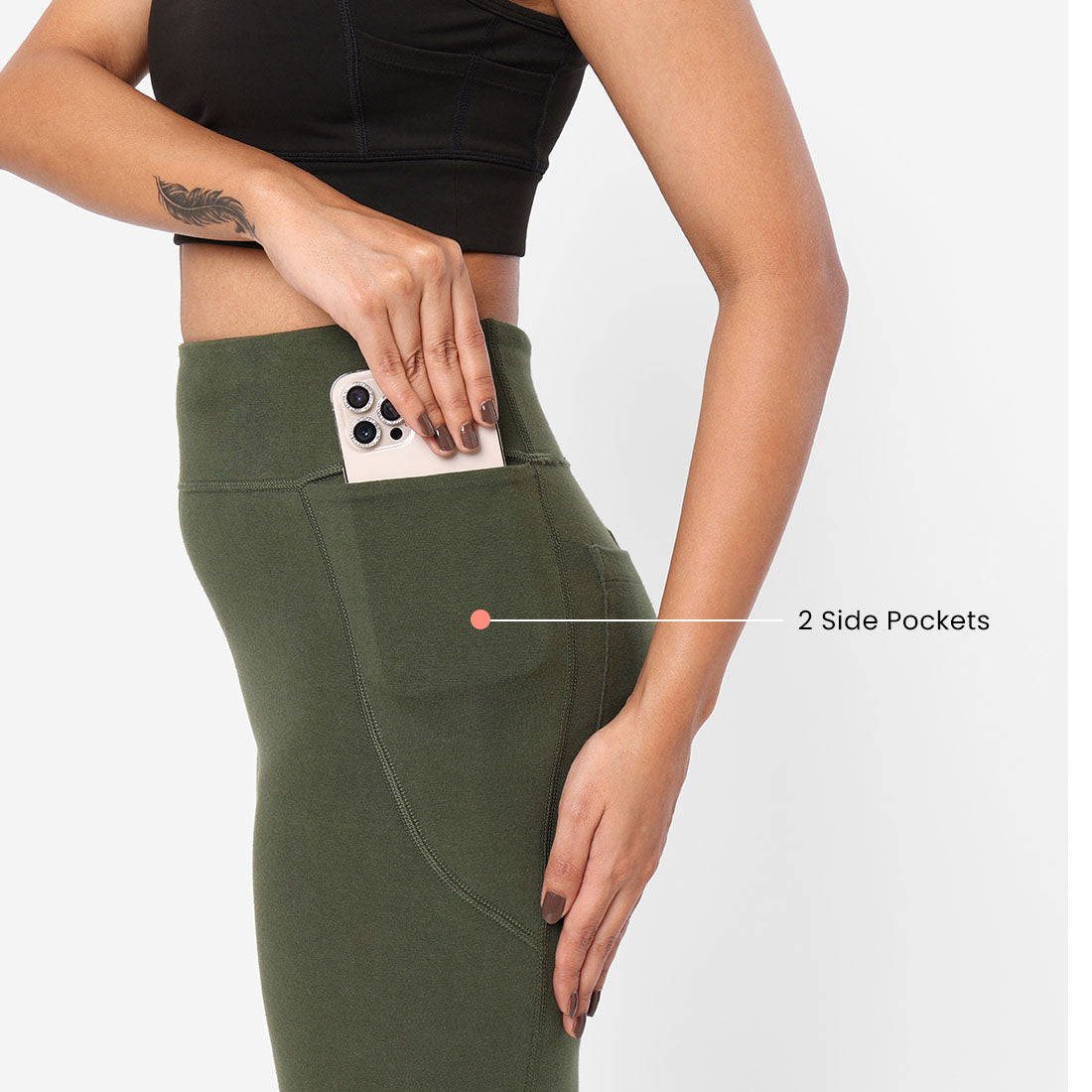 Groove-In Cotton Flare Pants - Regular