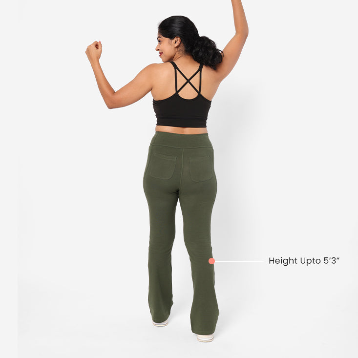 Groove-In Cotton Flare Pants - Regular and Tall (CFP)