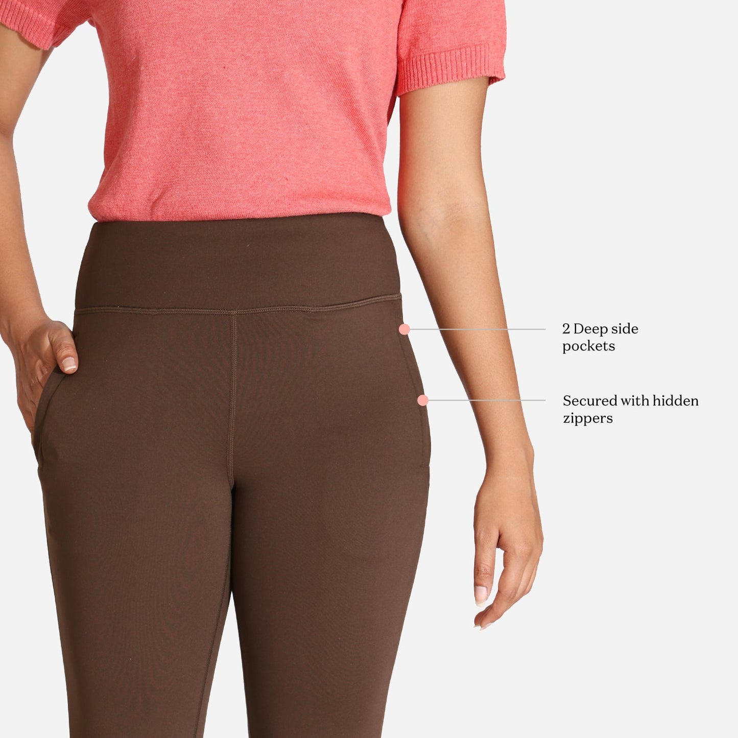 On-the-Go Slit Flare Pants