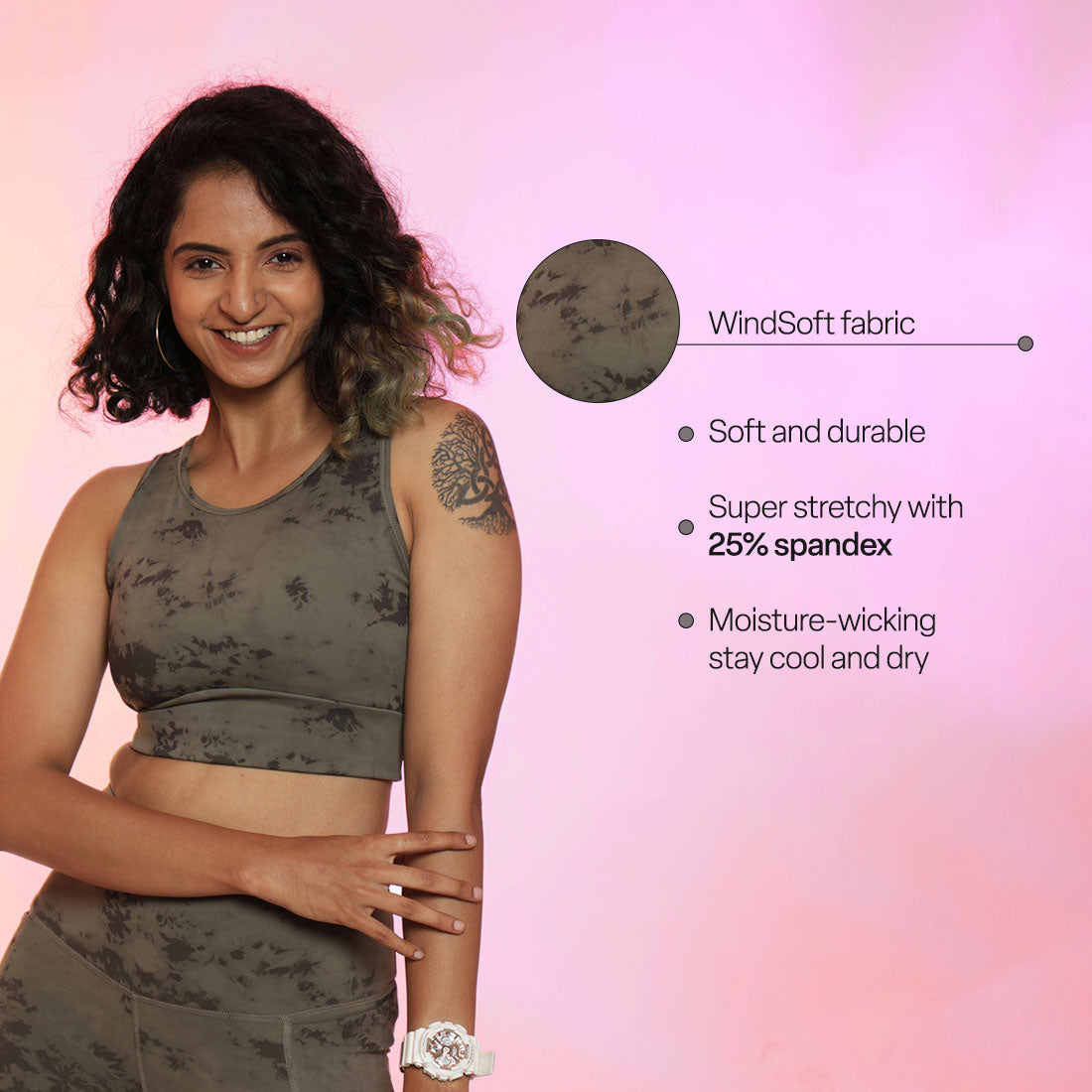 Active Tie-Dye Sports Bra