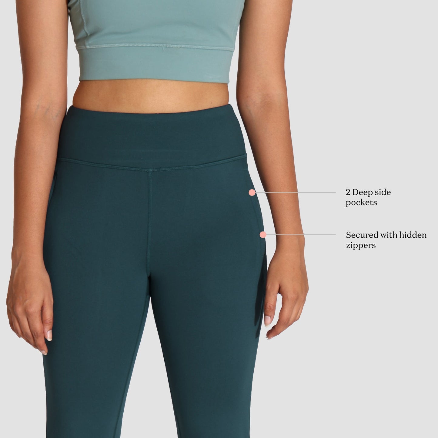 On-the-Go Slit Flare Pants