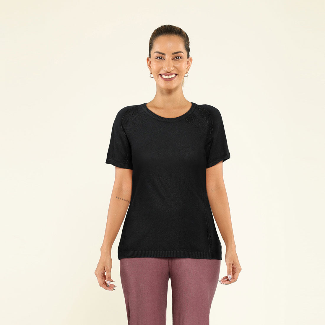 At-Ease Cotton Knit Top 2.0