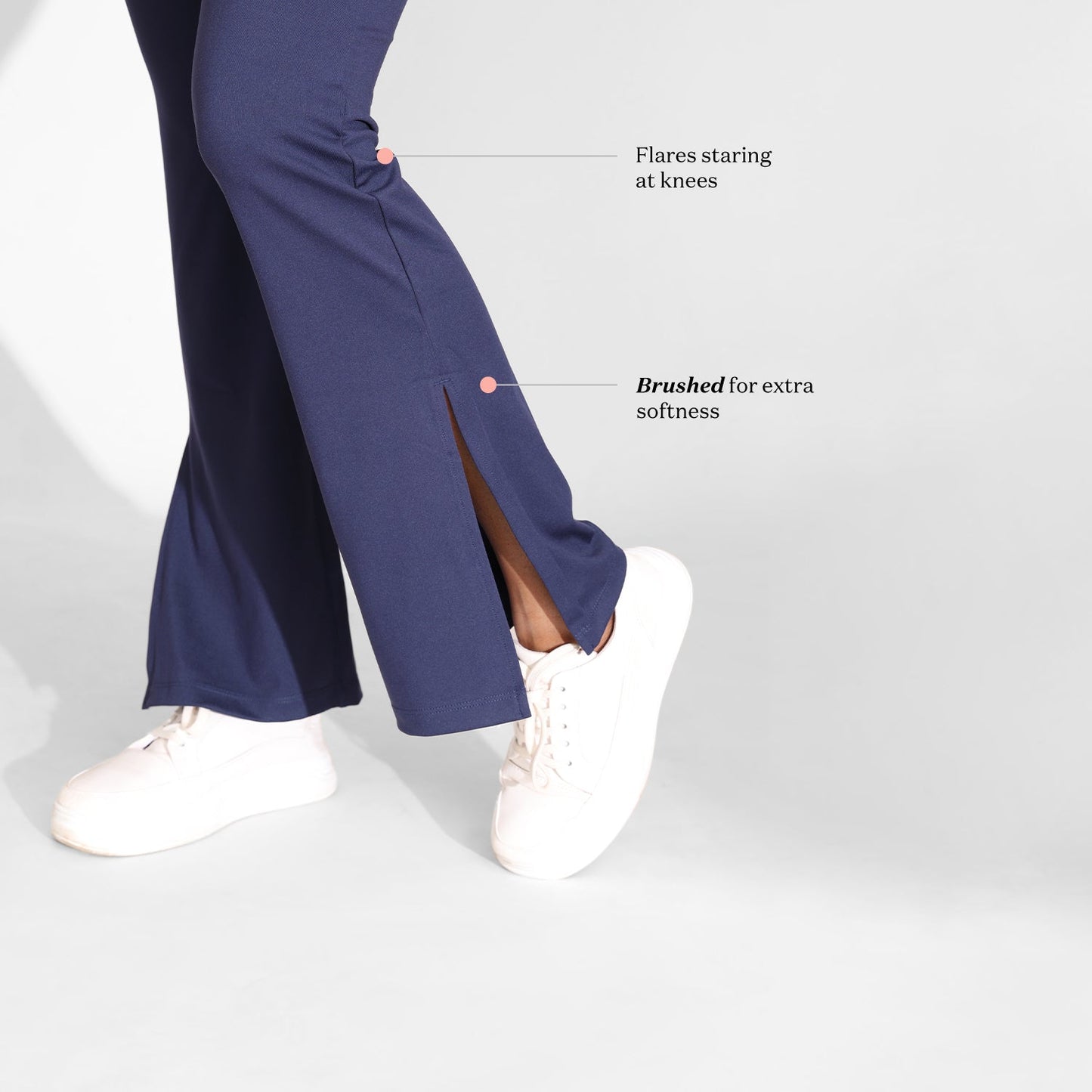 On-the-Go Slit Flare Pants