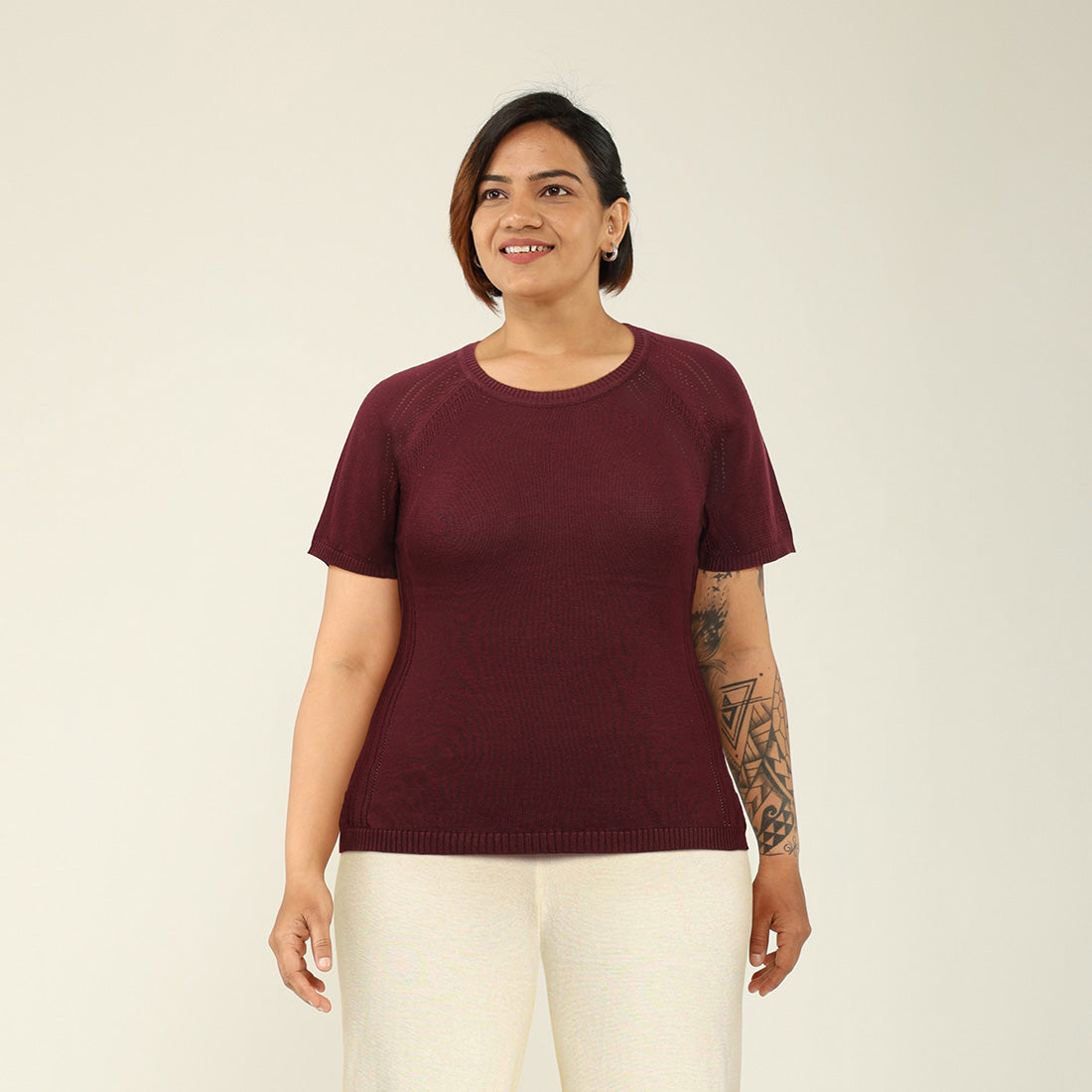 At-Ease Cotton Knit Top 2.0