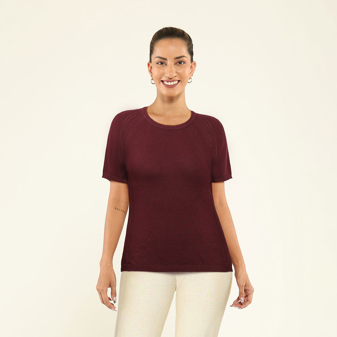 At-Ease Cotton Knit Top 2.0