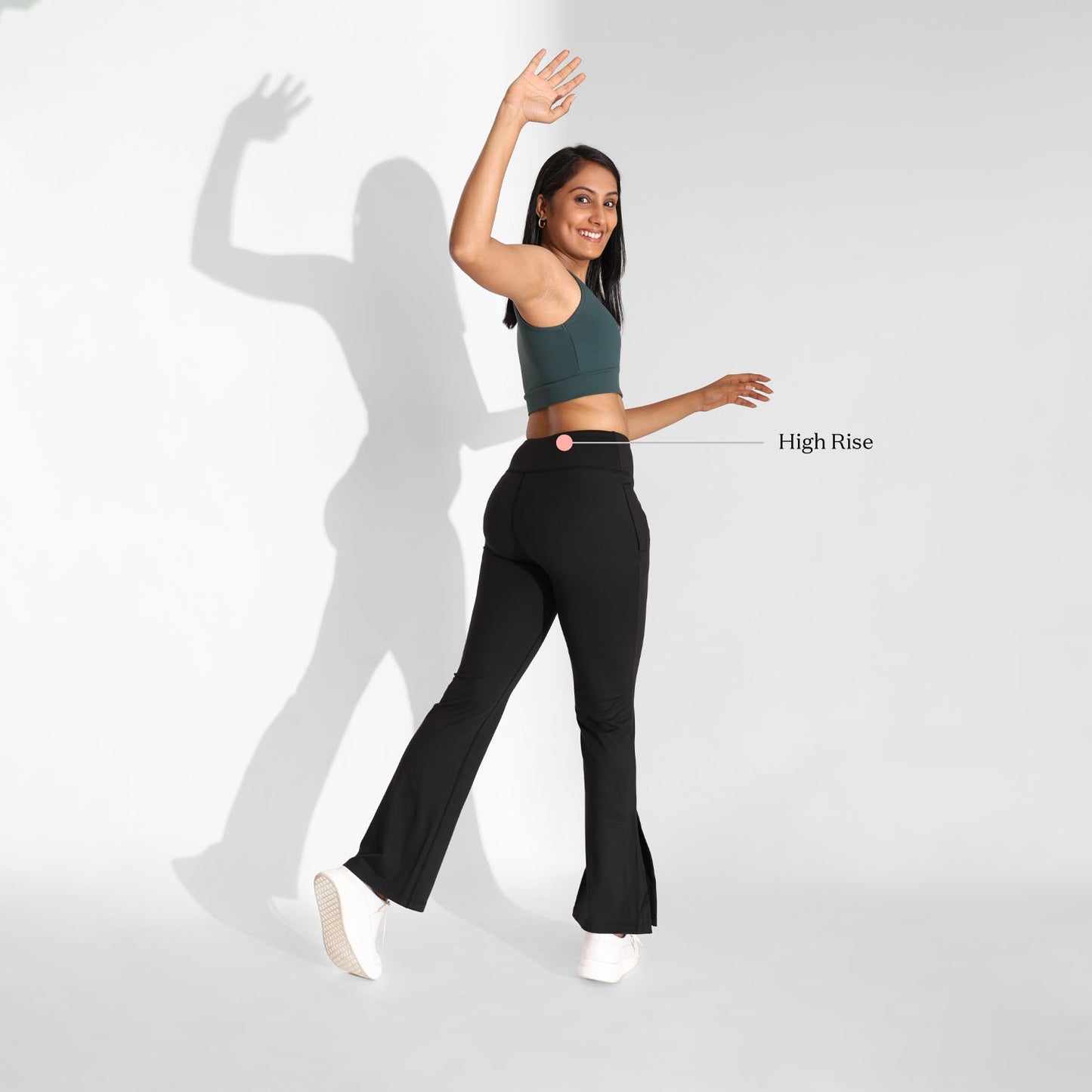 On-the-Go Slit Flare Pants