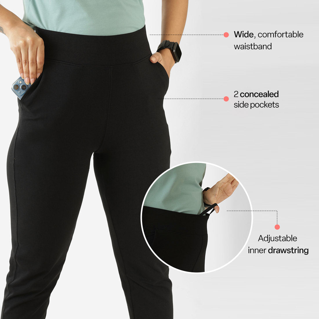 AM:PM Cotton Pencil Pants