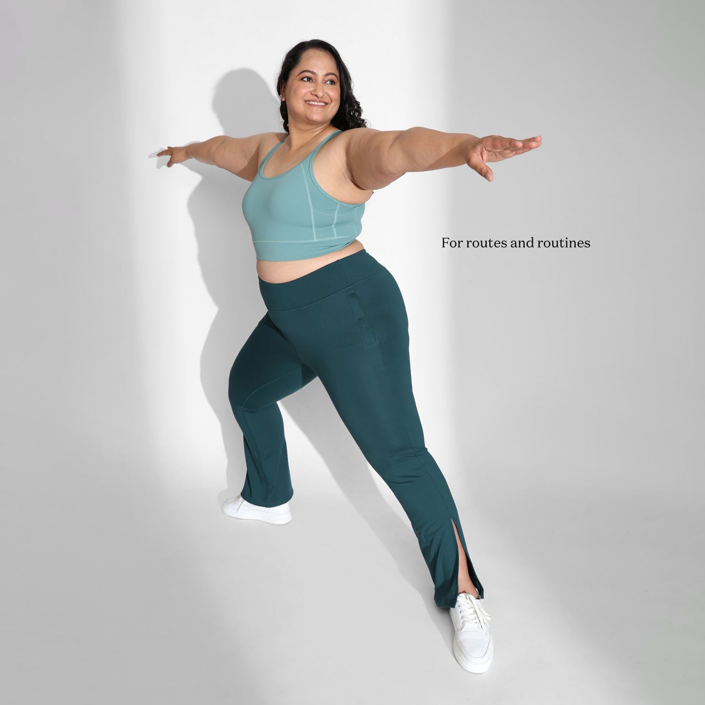 On-the-Go Slit Flare Pants