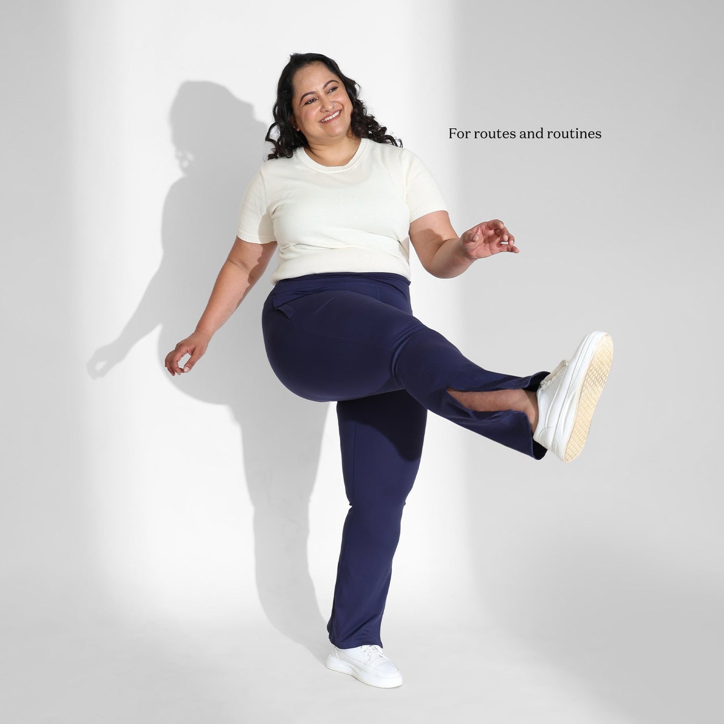 On-the-Go Slit Flare Pants