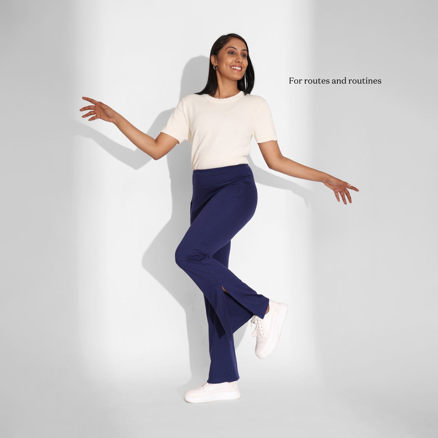 On-the-Go Slit Flare Pants