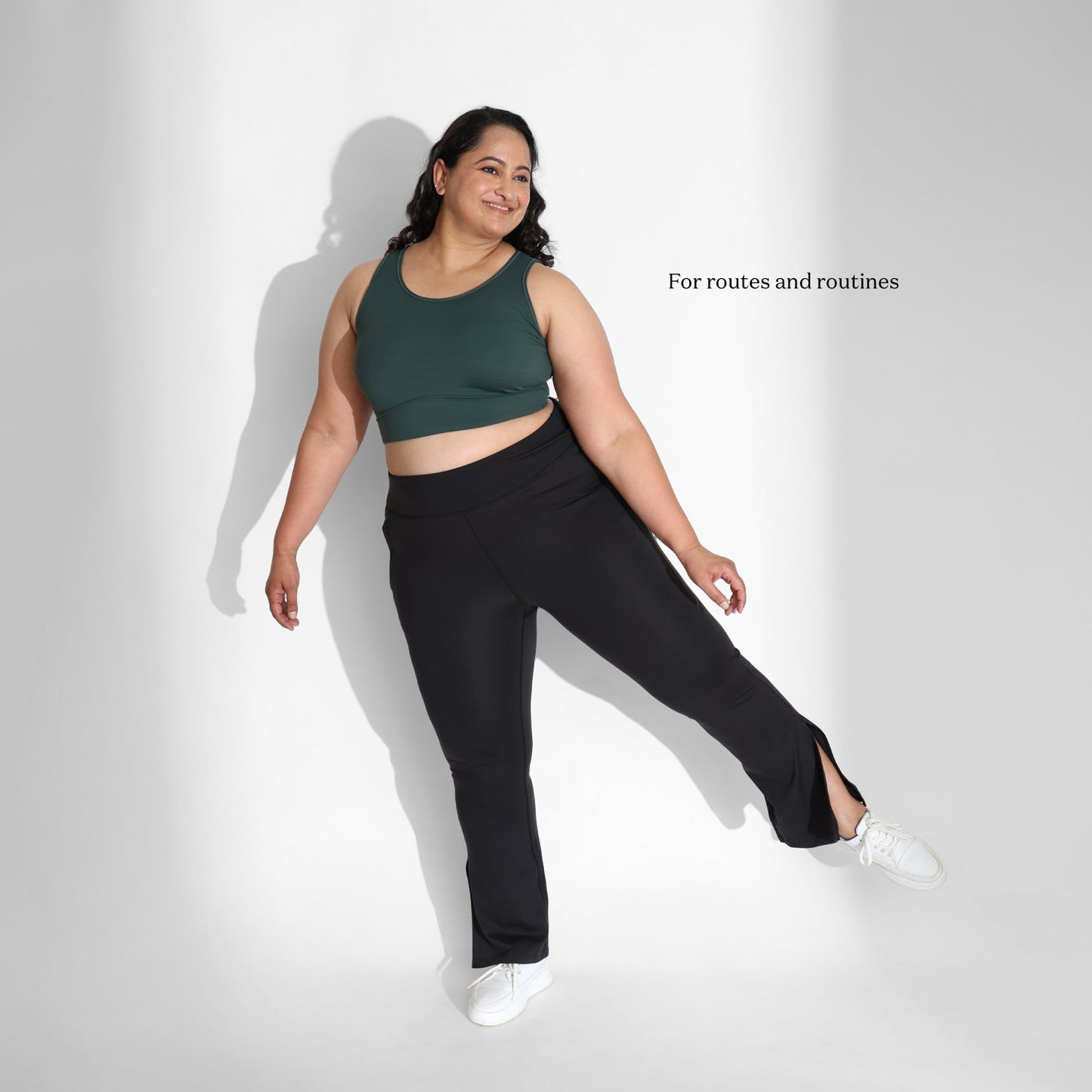 On-the-Go Slit Flare Pants