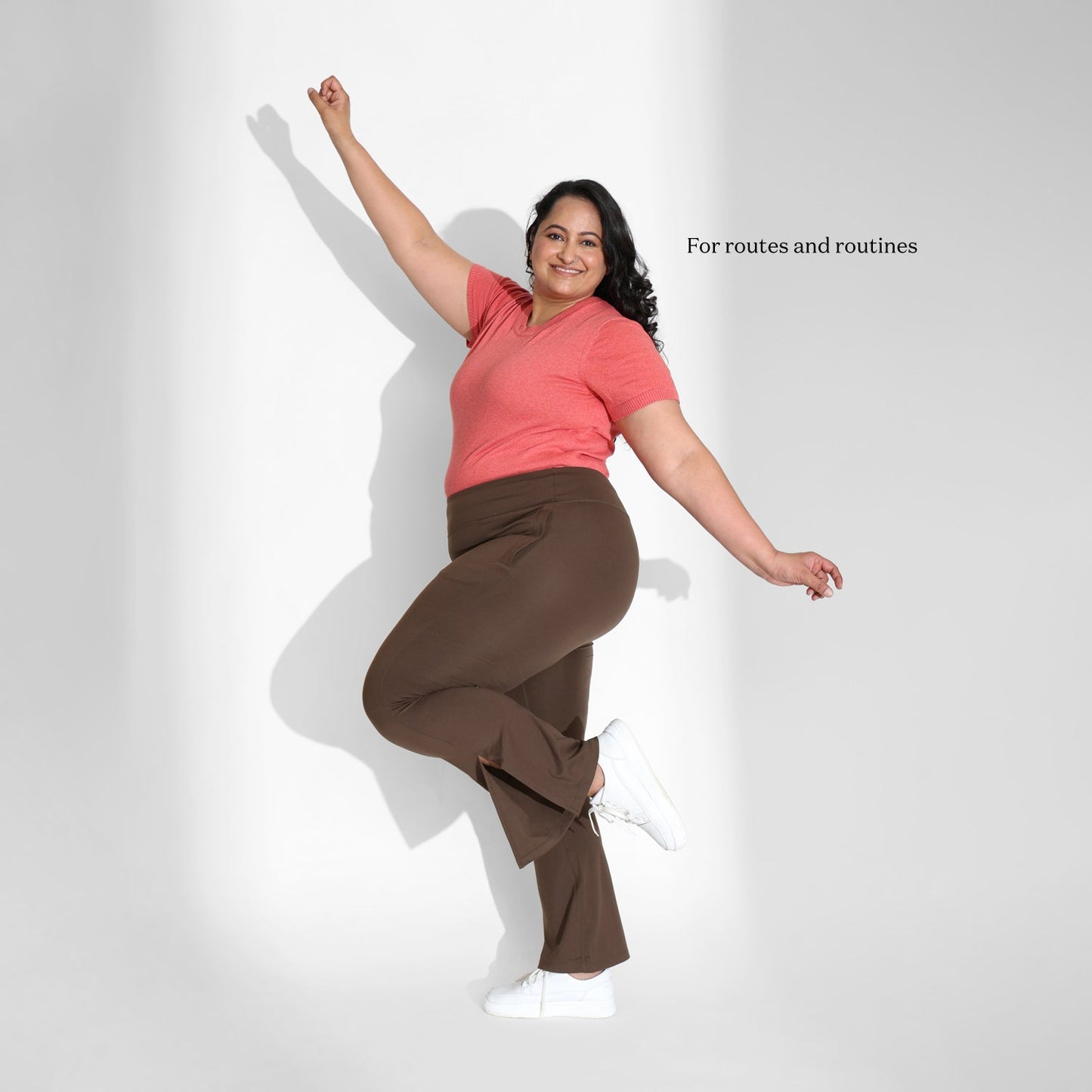 On-the-Go Slit Flare Pants