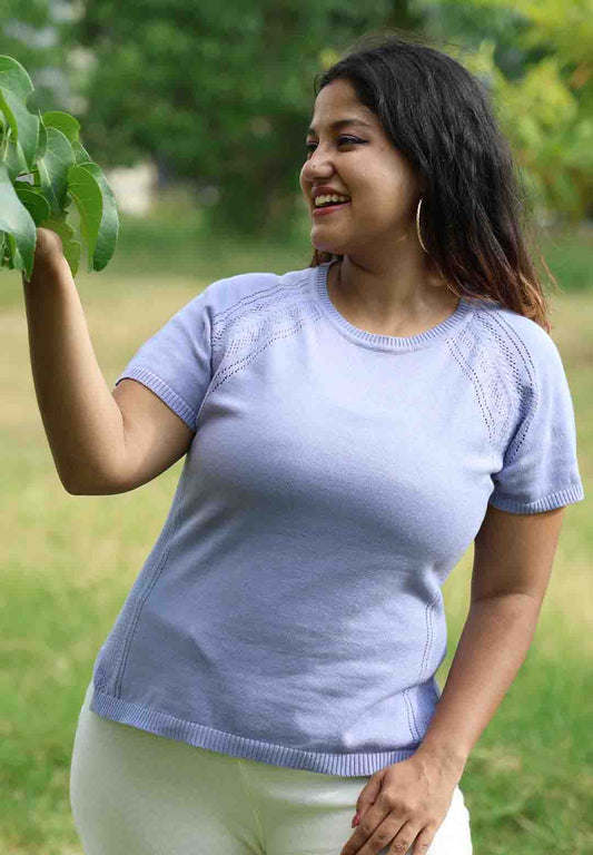 At-Ease Cotton Knit Top 2.0