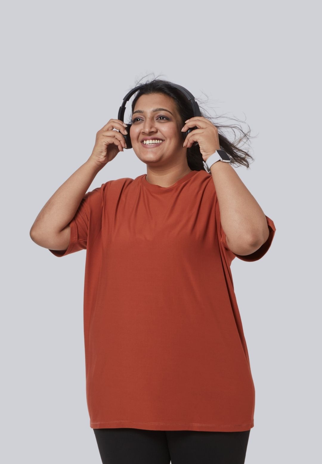 Round Neck Oversized T-Shirts for Women & Girls