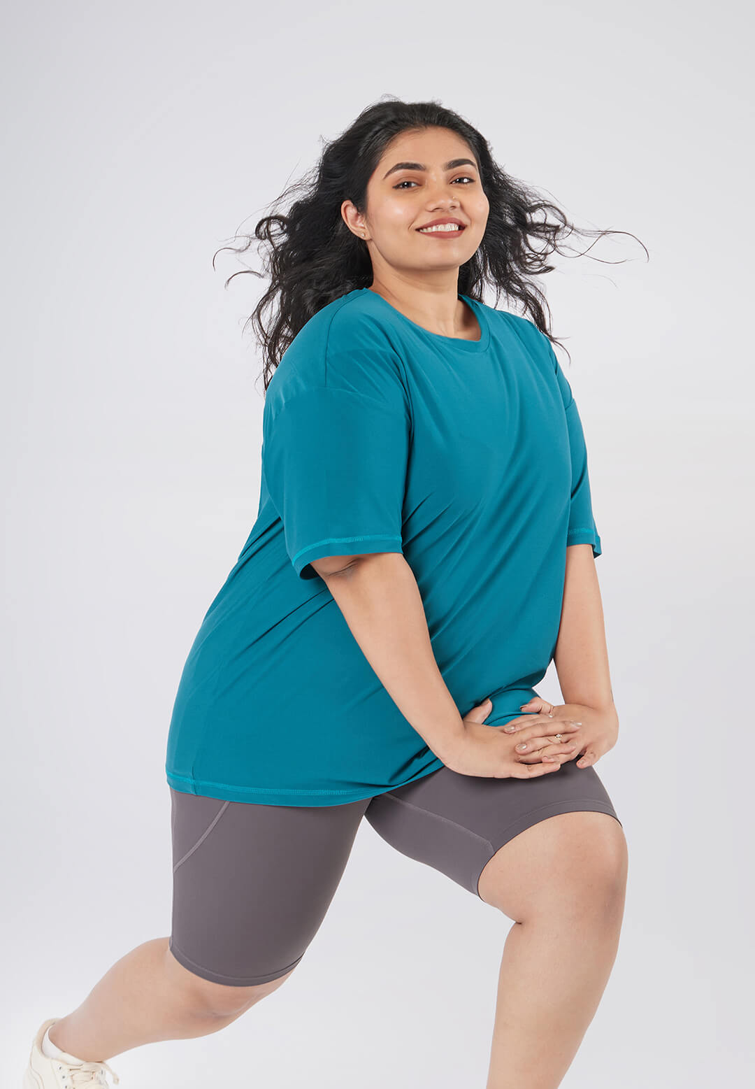 Round Neck Oversized T-Shirts for Women & Girls