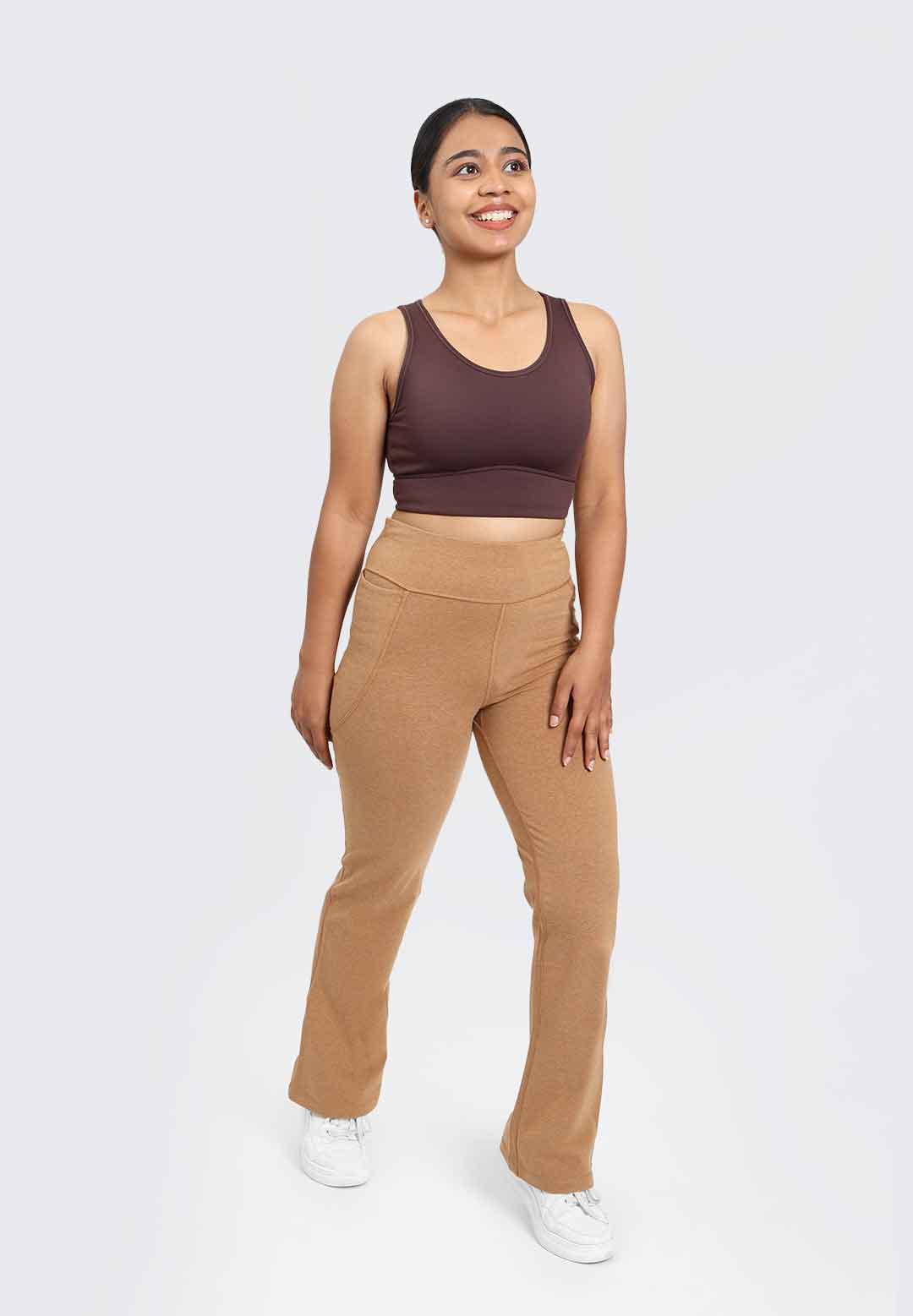 Melange Flare Pants