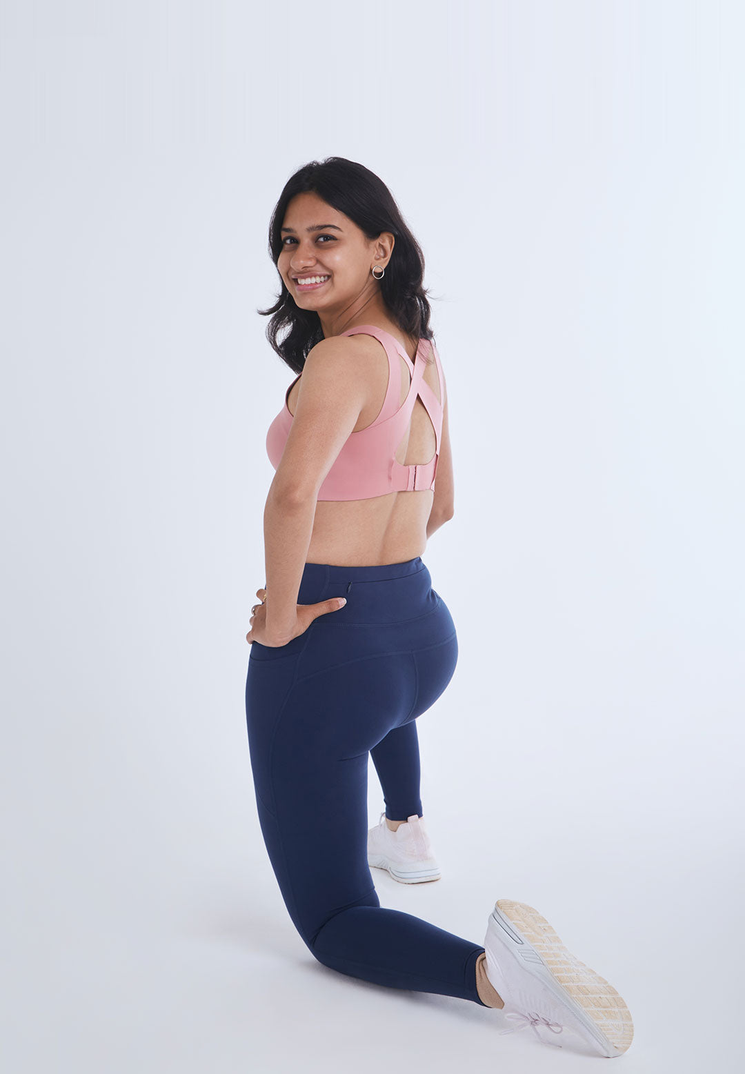 High Waisted Ankle Length Yoga Leggings with Pockets for Women