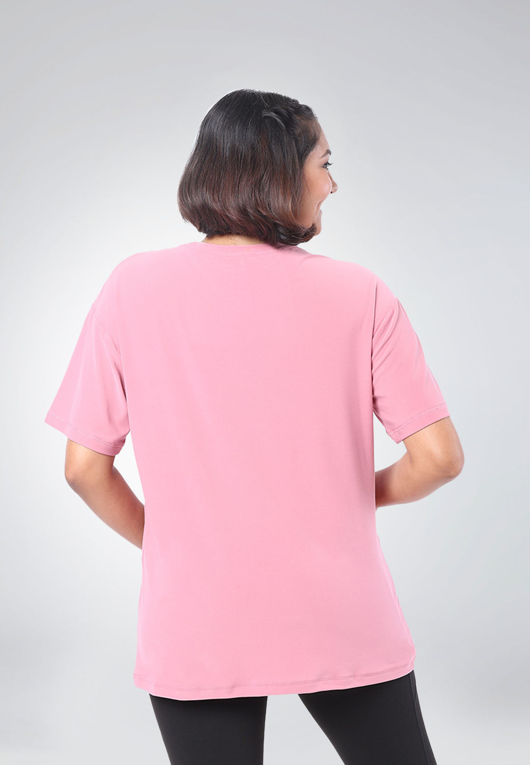 Round Neck Oversized T-Shirts for Women & Girls