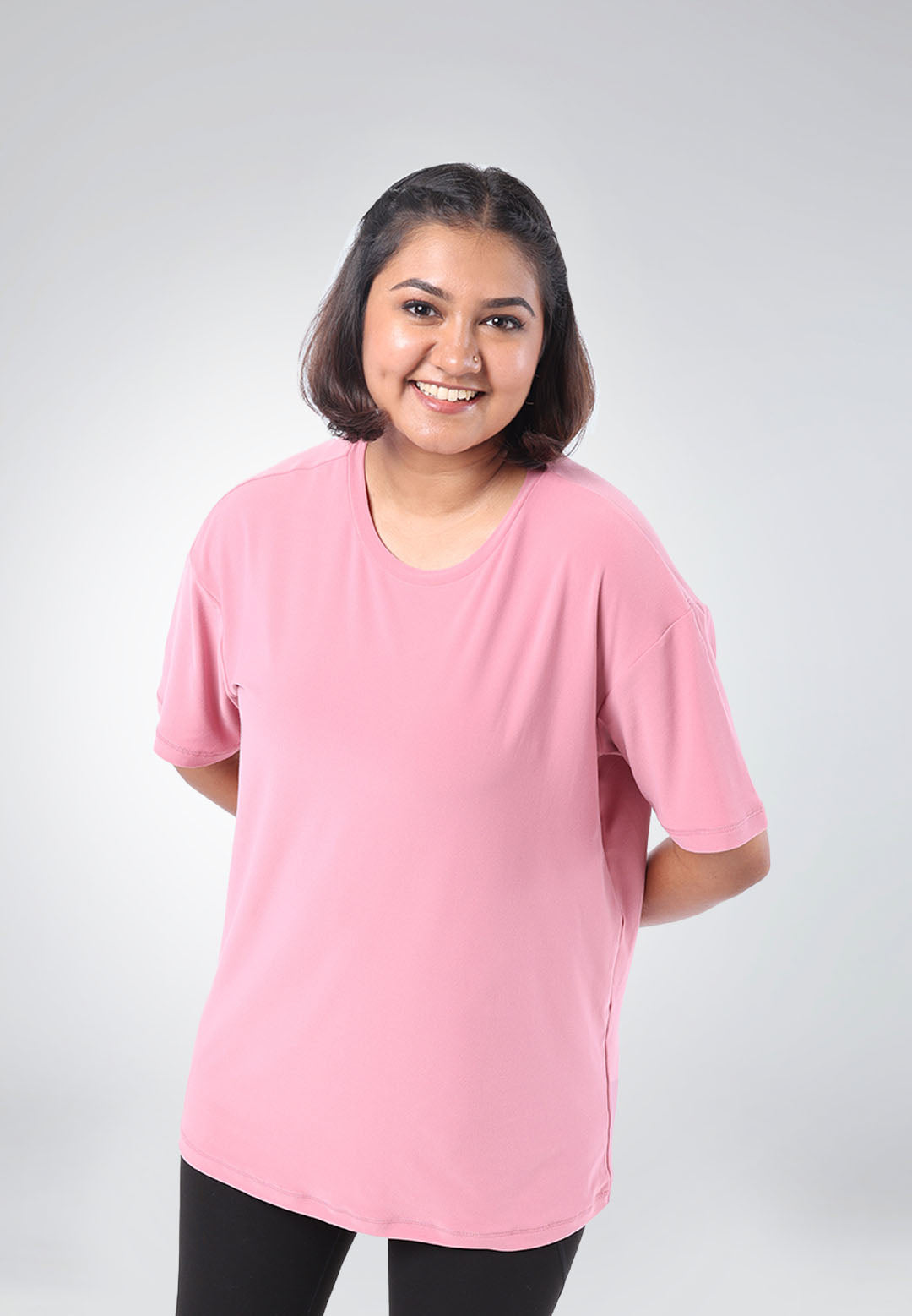 Round Neck Oversized T-Shirts for Women & Girls