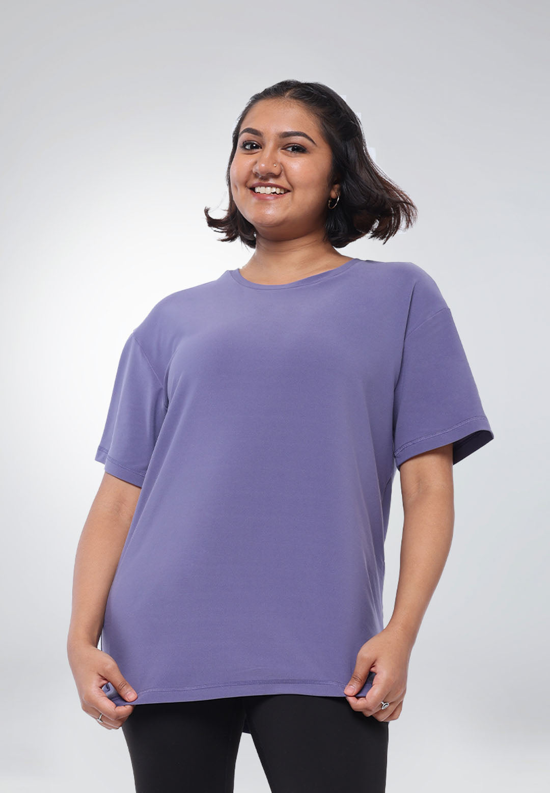 Round Neck Oversized T-Shirts for Women & Girls