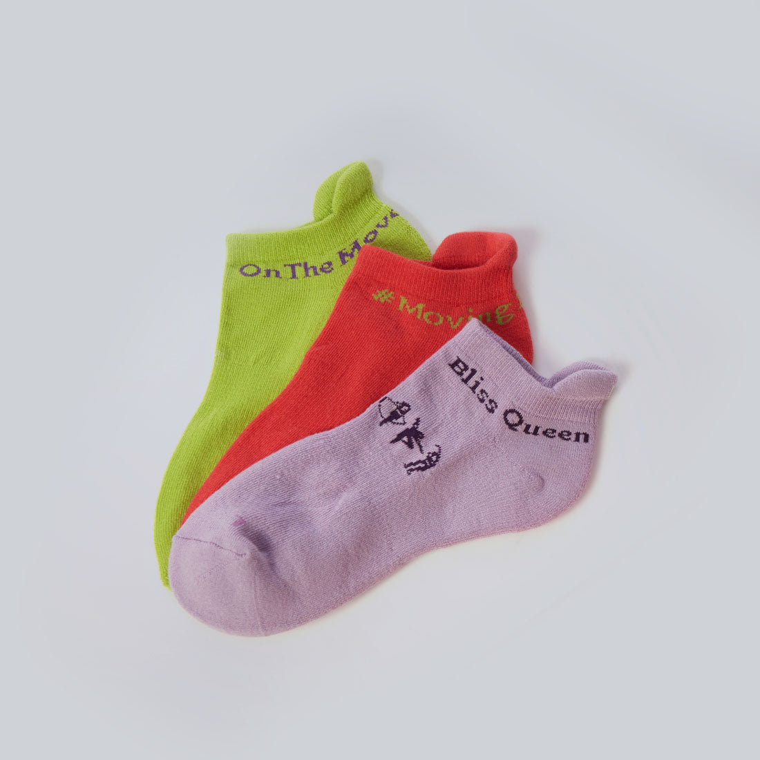 Ankle Length Cushioned Sports Socks for Women