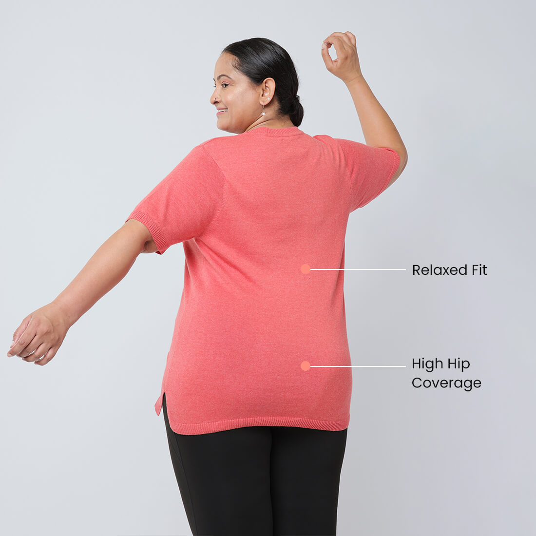 Half Sleeve Cotton Tops for Women & Girls