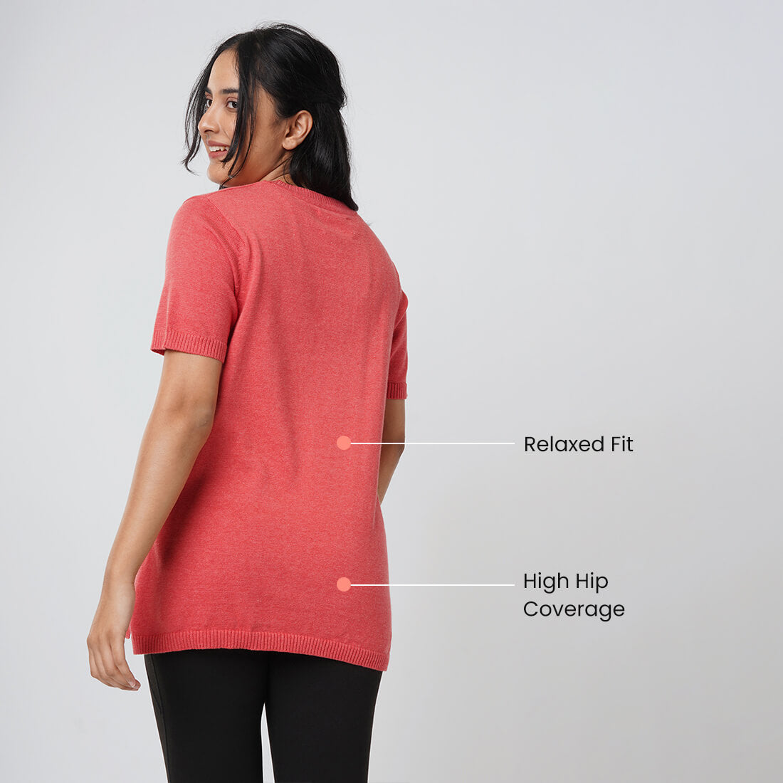 Half Sleeve Cotton Tops for Women & Girls