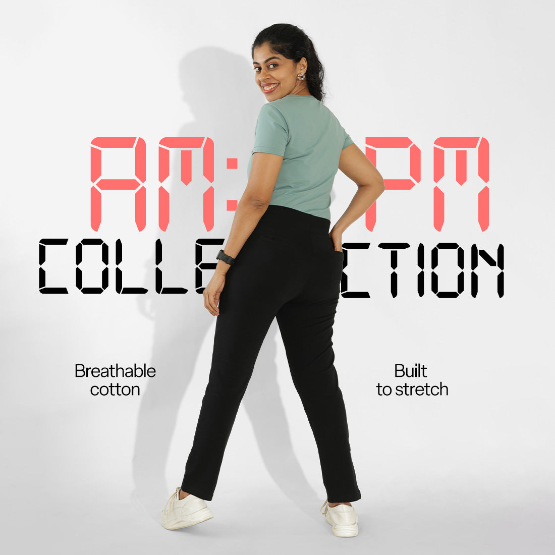 AM:PM Cotton Pencil Pants