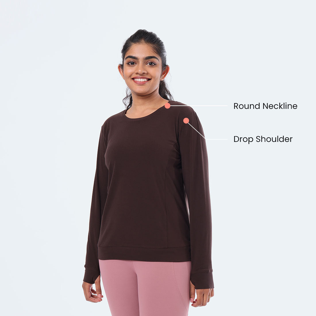 Barkha Brown, XS-elene, S-elene, M-aia, L-una, XL-una, XXL-una, XXXL-una