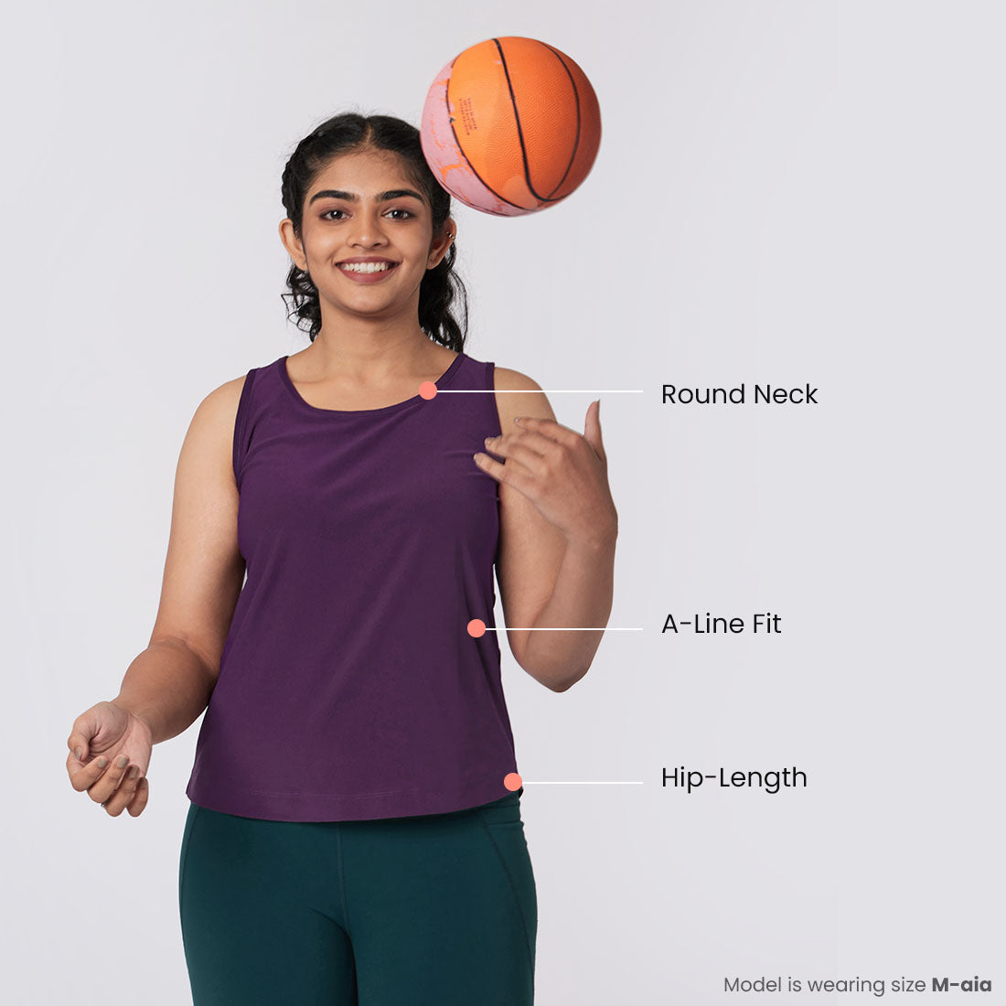 Round Neck Tank Tops for Women & Girls