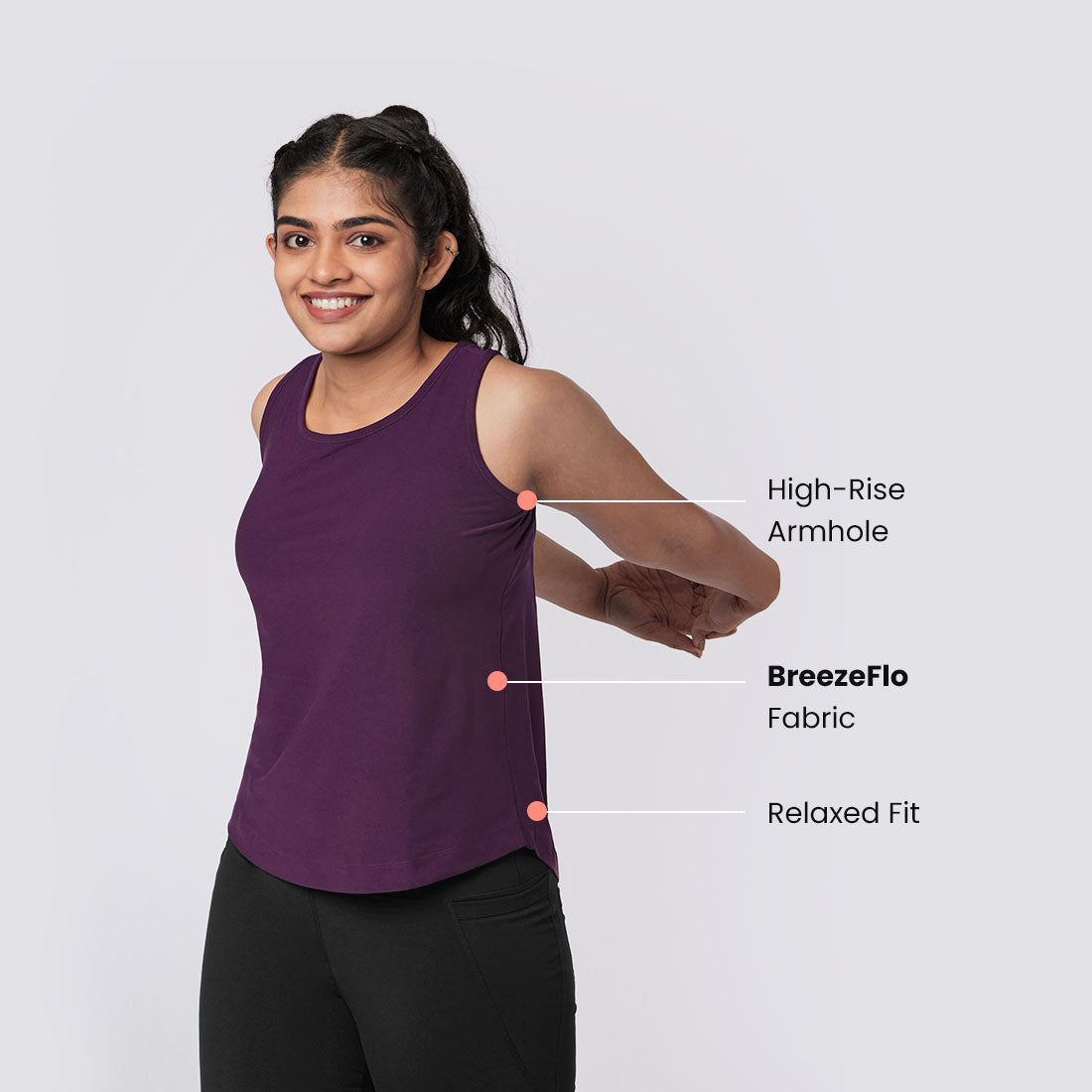 Round Neck Tank Tops for Women & Girls