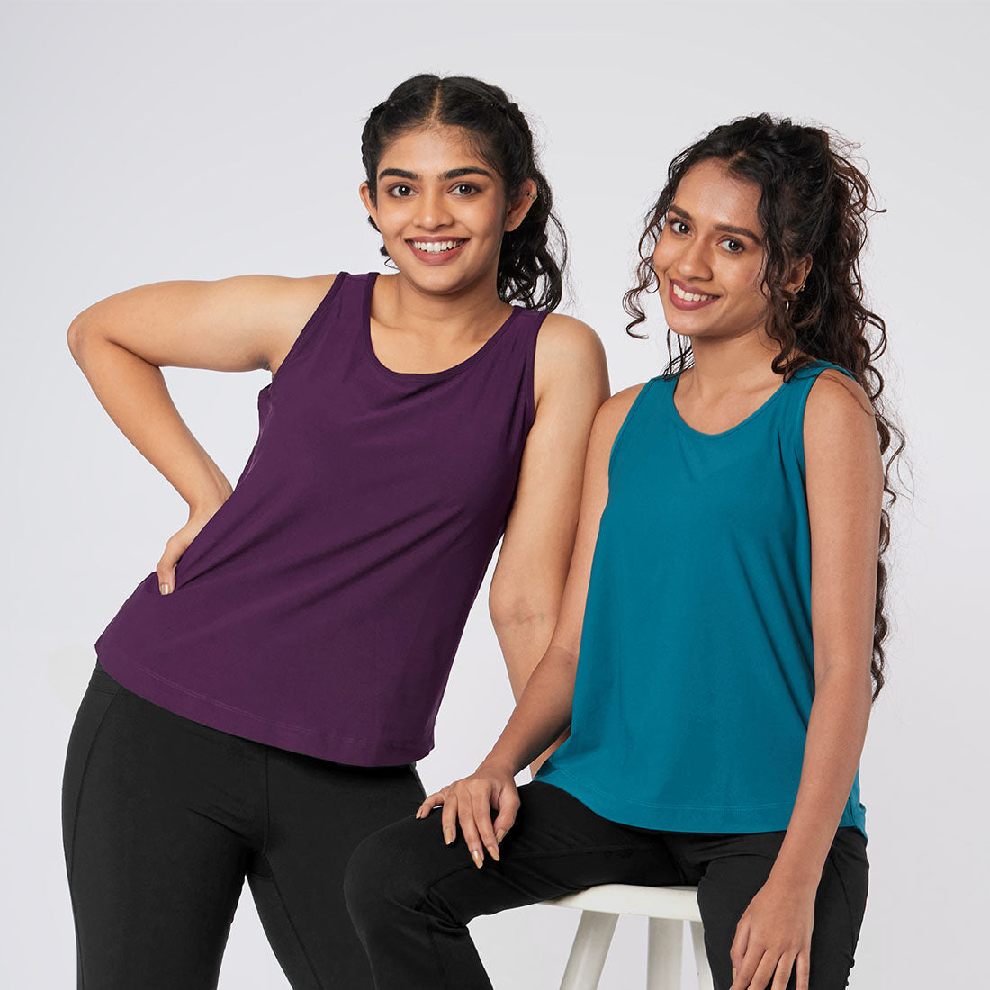 Round Neck Tank Tops for Women & Girls