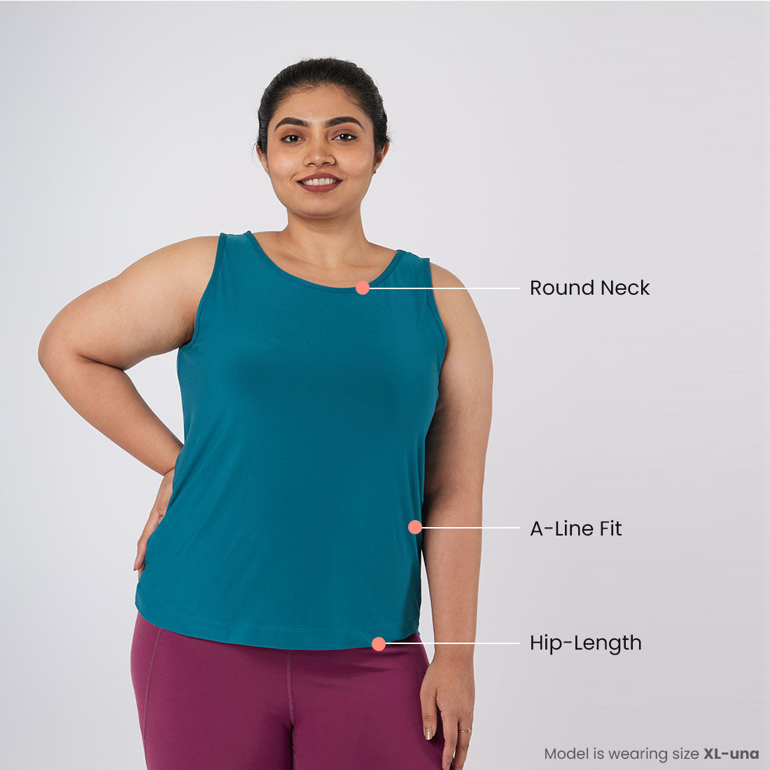 Round Neck Tank Tops for Women & Girls